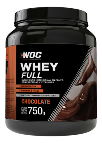 Whey  Full Woc Sabor Chocolate 750g 