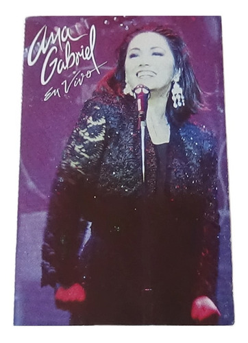 Ana Gabriel En Vivo Tape Cassette 1990 Cbs Columbia