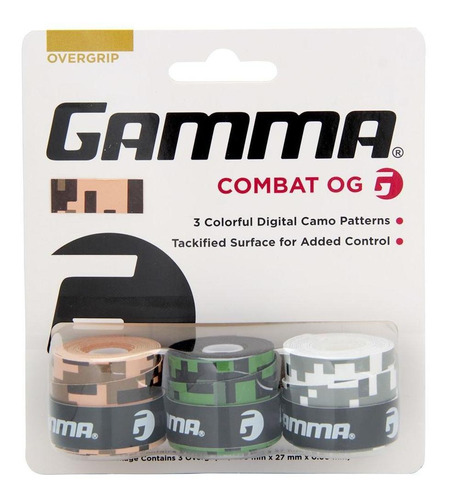 Overgrip Gamma Combat Com 03 Unidades Diversos