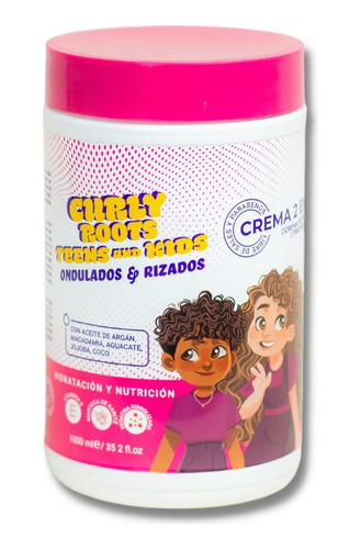 Tratamiento Curly Roots Kids 1k - mL a $36