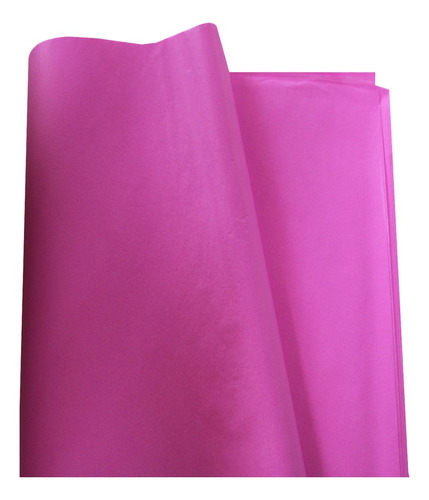 Papel De Seda 50x70 Cm Pacote Com 100 Folhas Rosa Escuro