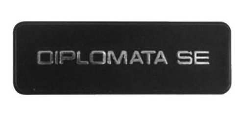 Emblema Volante Logo Diplomata Se Opala Cromado 89-90