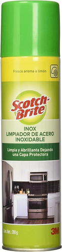 Limpiador De Acero Inoxidable 3m Scotch-brite Inox 200 G