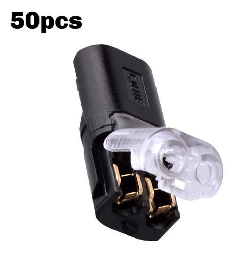 Cable De Cable De Enchufe De 2 Pines, 50 Piezas, Conectores
