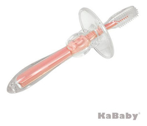 Escova Massageadora De Gengiva Kababy Rosa