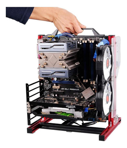 Banco De Prueba De Pc Marco Abierto Para Atx Matx Motherboar