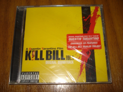 Cd Ost Kill Bill / Volumen 1 (nuevo Y Sellado) Europeo