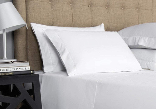 Funda De Almohada Extra Grande De Algodon Egipcio Con