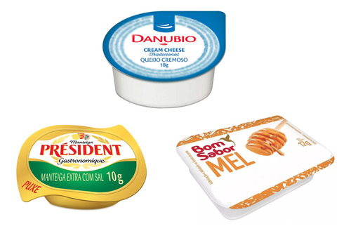 Kit Blister Sache, Cream Cheese 12, Manteiga 12, Mel 12