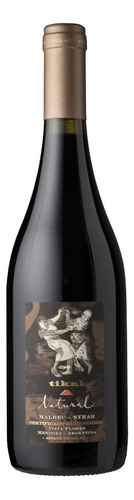 Vino Tinto Tikal Natural Malbec Syrah 750 Ml