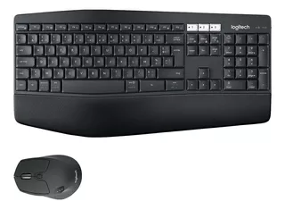 Kit de teclado y mouse inalámbrico Logitech MK850 Español de color negro