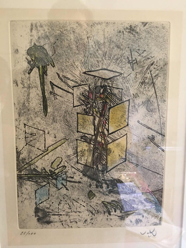 Grabado Roberto Matta