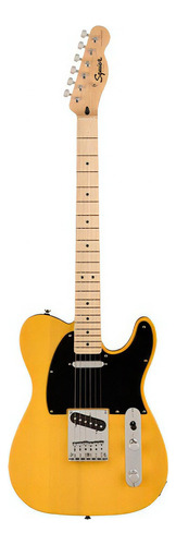 Squier Sonic Telecaster, guitarra elétrica Butterscotch Blue, material de escala, ácer, orientação da mão: mão direita