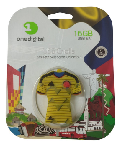 Usb 16gb Camiseta Selección Colombiana 