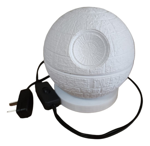 Lámpara Star Wars Deathstar Velador Decoración Impresion 3d