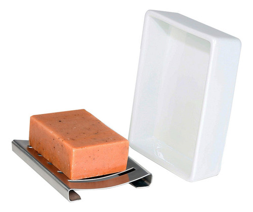Jabonera De Baño Con Soporte Para Esponja De Baño,