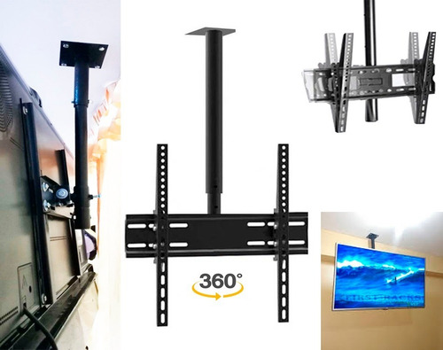 Rack De Techo Tv 42 A 55 Movil Lcd, Led Curvo