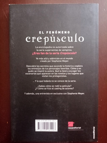 El Fenómeno Crepúsculo Libro En Español Nicola Bardola (Usado)