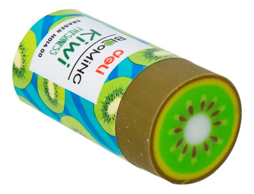 Goma De Borrar Deli Blooming Cilindricas Frutales Kiwi Eh014