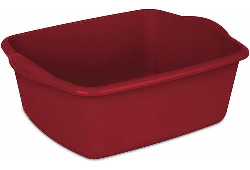 Tina Sterlite Multiuso Cuarto Litros Color Rojo Plastico