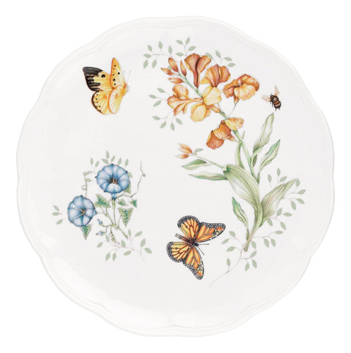 Plato De Cena De Libélula Lenox Butterfly Meadow, Plato Para