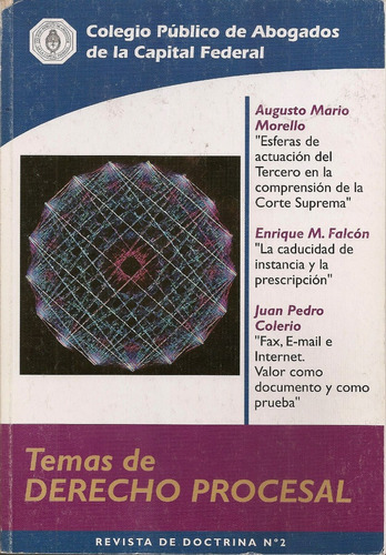 Revista N°2. Temas De Derecho Procesal. Cpacf. 2001