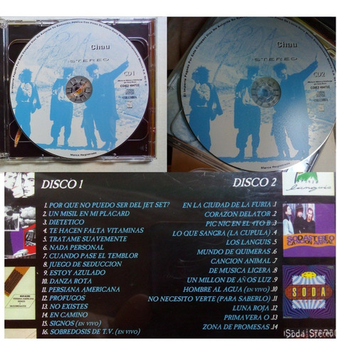 Soda Stereo 4 Álbumes De Colección En Formato Cd (Usado)