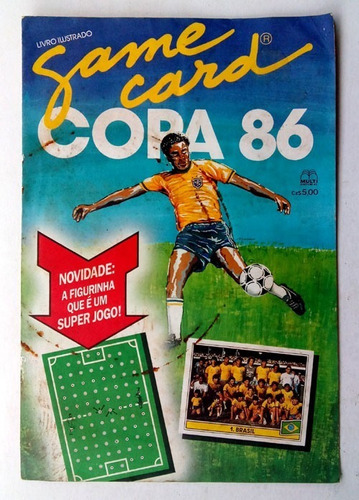 Álbum Game Card - Copa 86 - Ler Descrição - F(67)