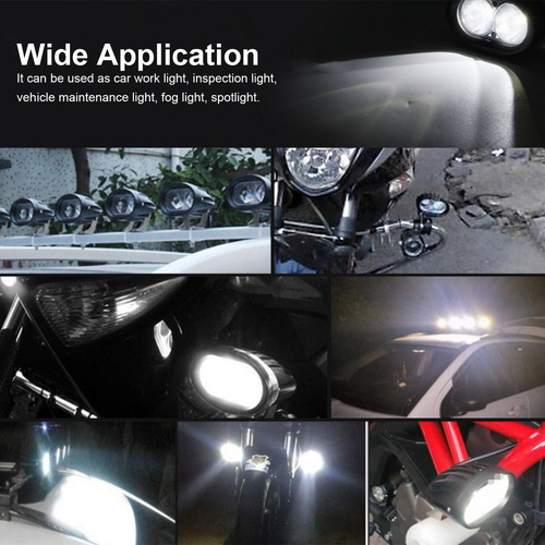 Iluminación Automotriz: Luz Led De Doble Cabezal, 4 Pulgadas
