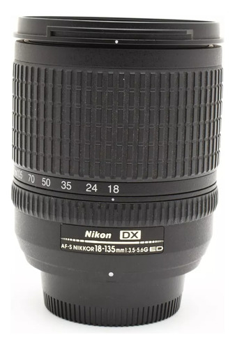 Lente Nikon Af-s 18-135mm F/3.5-5.6g Dx Nikon F Negro (Usado)