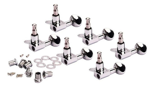 Y Clavijas De Afinación 6r Con Tornillos For Guitarra