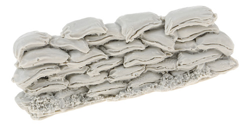 1:35 Modelos Pared De De Arena Sandbag Wall Model Miniatura