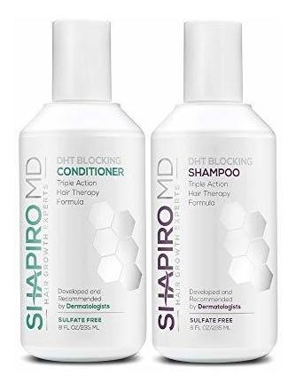 Hair Loss Shampoo Anti Caida And Conditioner  Dht Fighting