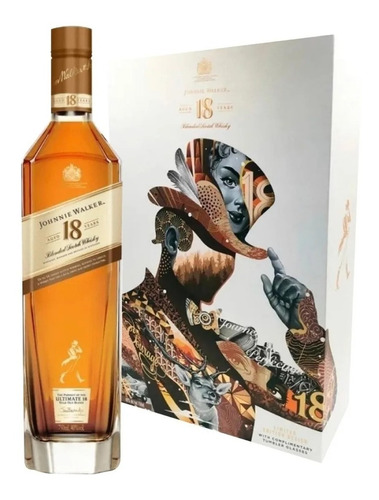 Whisky Johnnie Walker Gold Label 18 Años Con Vasos.-