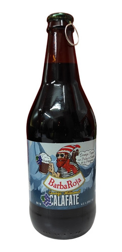 Imagen 1 de 10 de Cerveza Barba Roja Calafate 500ml. Negra Con Frutos