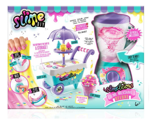 Slime Licuadora Y Milkshake Diy