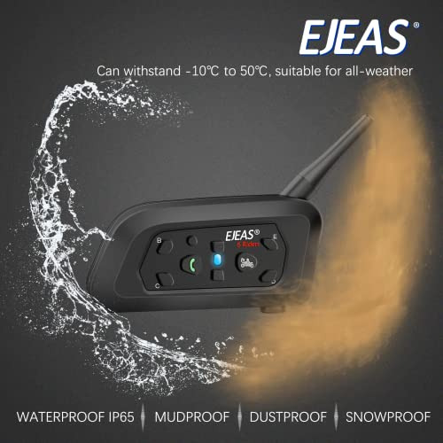Intercom Moto V6 Pro Bluetooth 1200m - Cascos Moto