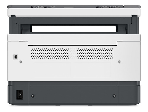 Impresora multifunción HP Neverstop 1200W con wifi 220V blanca y gris