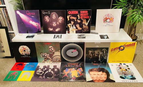 Colección Queen Lps Vinilo Hechos En Inglaterra 1ra Edición (Usado)