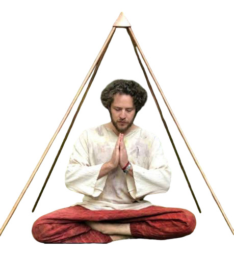 Piramide Con Orgonita 130cm X 95 Base Con 2 Set Conectores