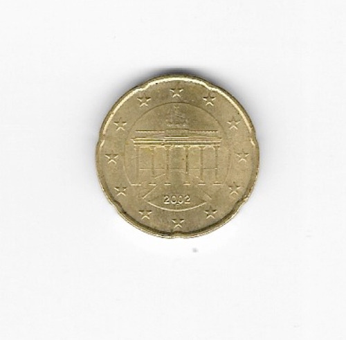 Ltc450 Coleccionable 20 Centavos Euro De Alemania 2002 Cecaf
