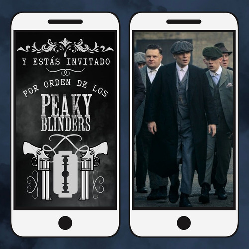 Video Invitación Animada - Cientos De Modelos - Peaky Blinders
