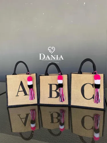 Bolsas de yute bordadas new arrivals