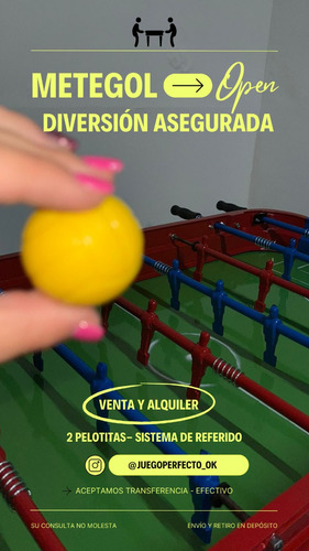 Alquiler De Metegol Para Eventos