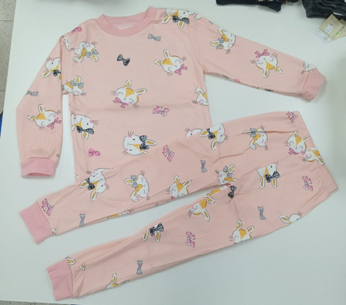 Conjunto Pijama Térmico Estampado Niña Importado