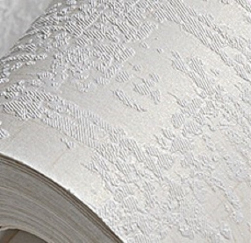 Imagen 2 de 2 de Papel Tapiz Wp65201 Textura Moderno Blanco 3d