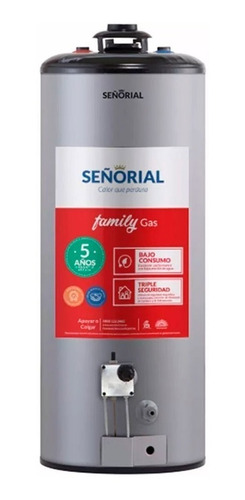 Termotanque Señorial Family A Gas 85 Litros