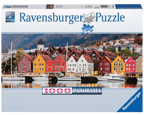 Rompecabezas Ravensburger 1000 Pzas Bergen, Noruega