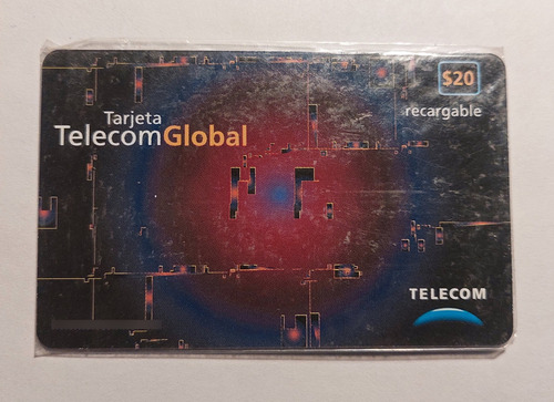 Tarjeta Telefónica Telecom Global, Nueva Sin Uso, En Blister