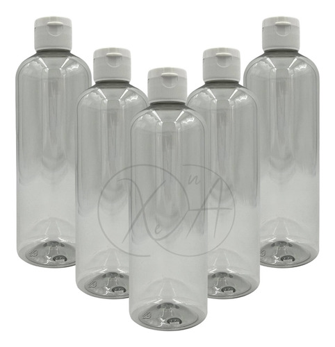 Envases Plasticos Botella Boston 500 Ml Tapa Flip Top X 50